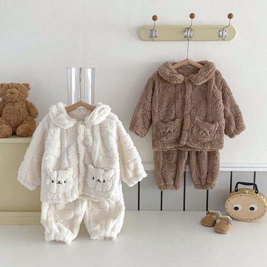 Cozy Cloud Bear Pajama Set