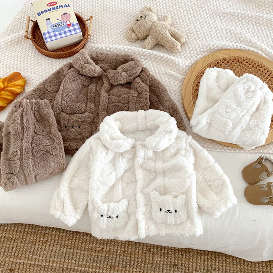 Cozy Cloud Bear Pajama Set