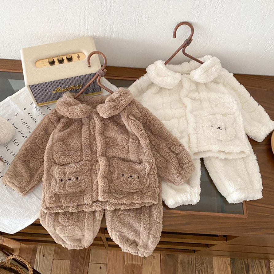 Cozy Cloud Bear Pajama Set