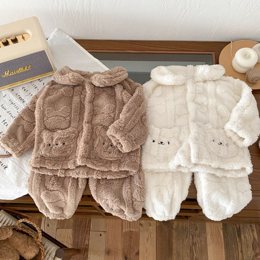 Cozy Cloud Bear Pajama Set