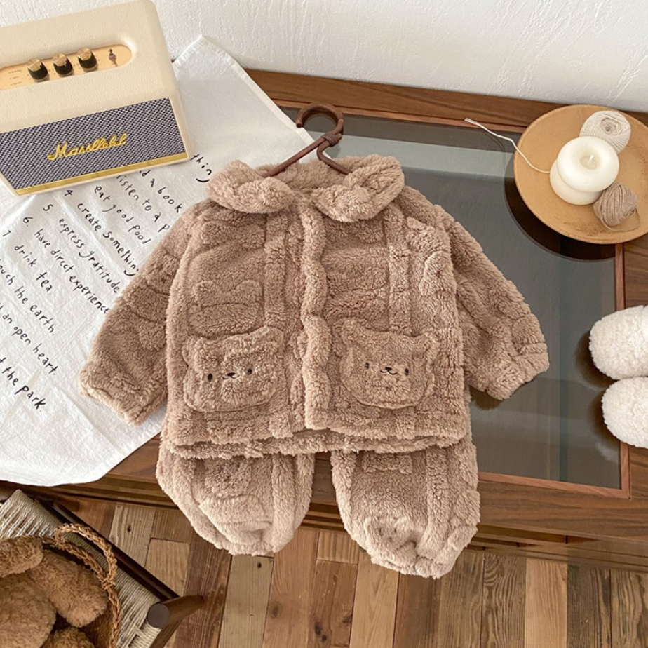 Cozy Cloud Bear Pajama Set