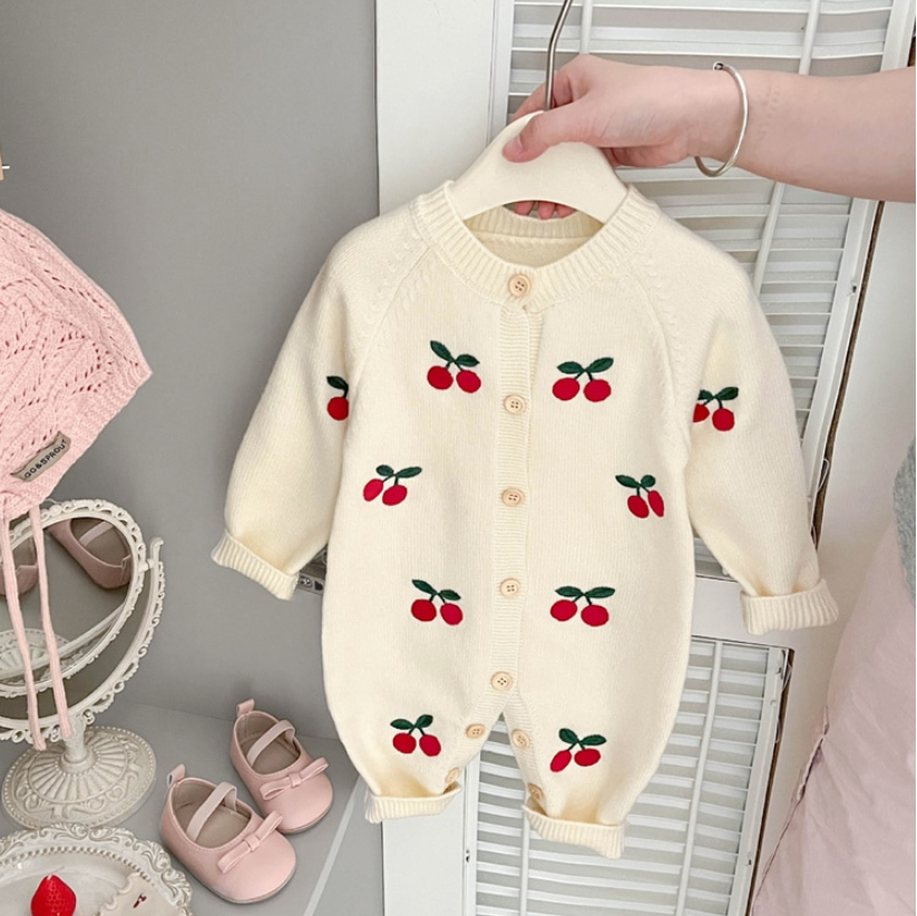 Blossom Cherry Knit Bodysuit