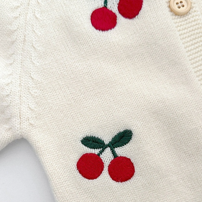 Blossom Cherry Knit Bodysuit
