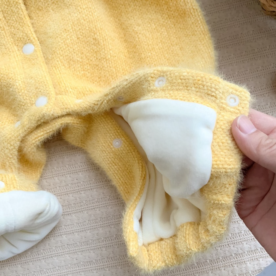 Delightful Snap Fleece Romper (Baby/Toddler)