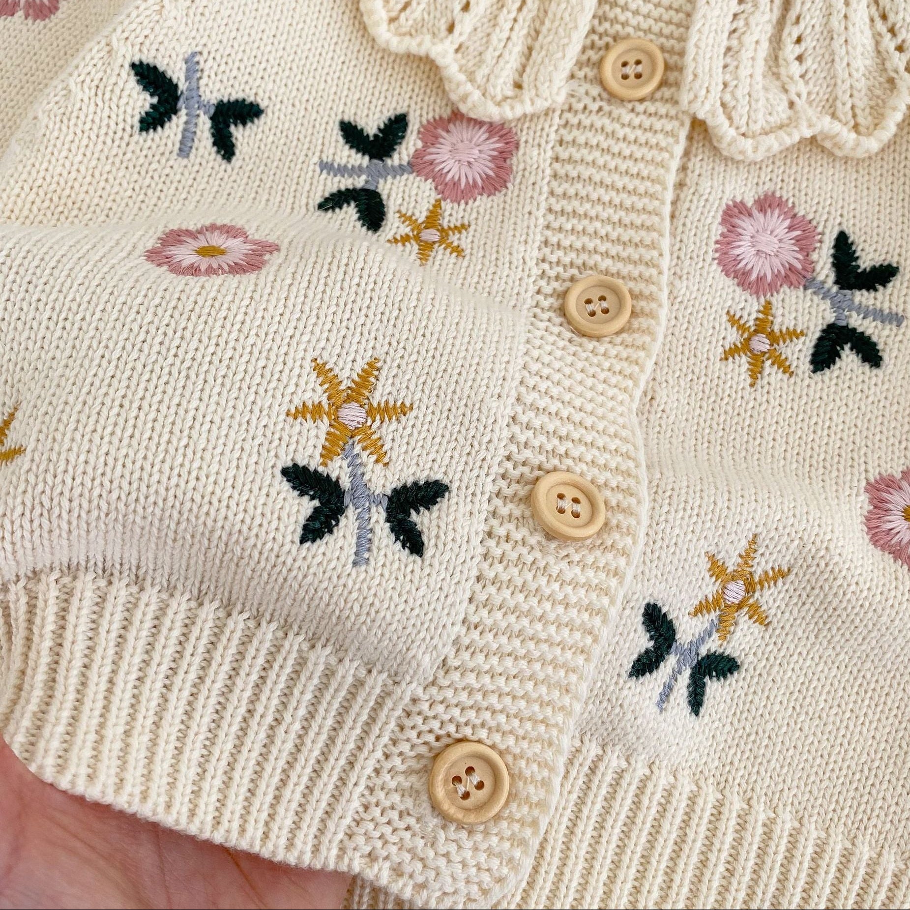 Fluttering Meadow Knit Cardigan