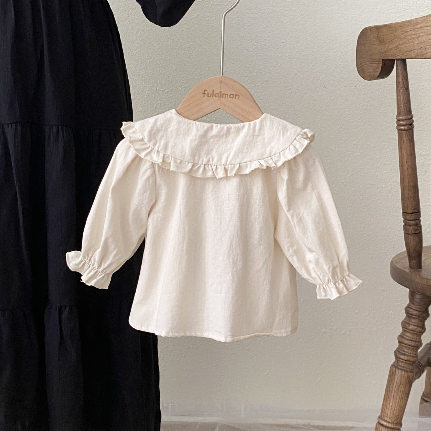 Classic Ruffle Overall Set (Dress & Trousers)