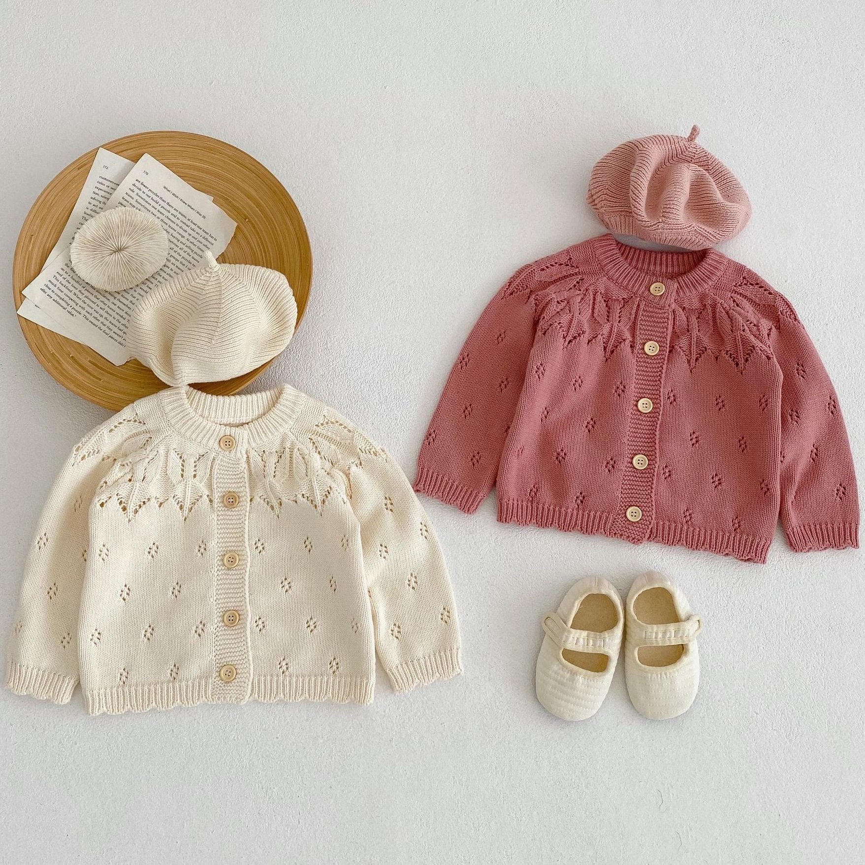 Delicate Diamond Knit Cardigan