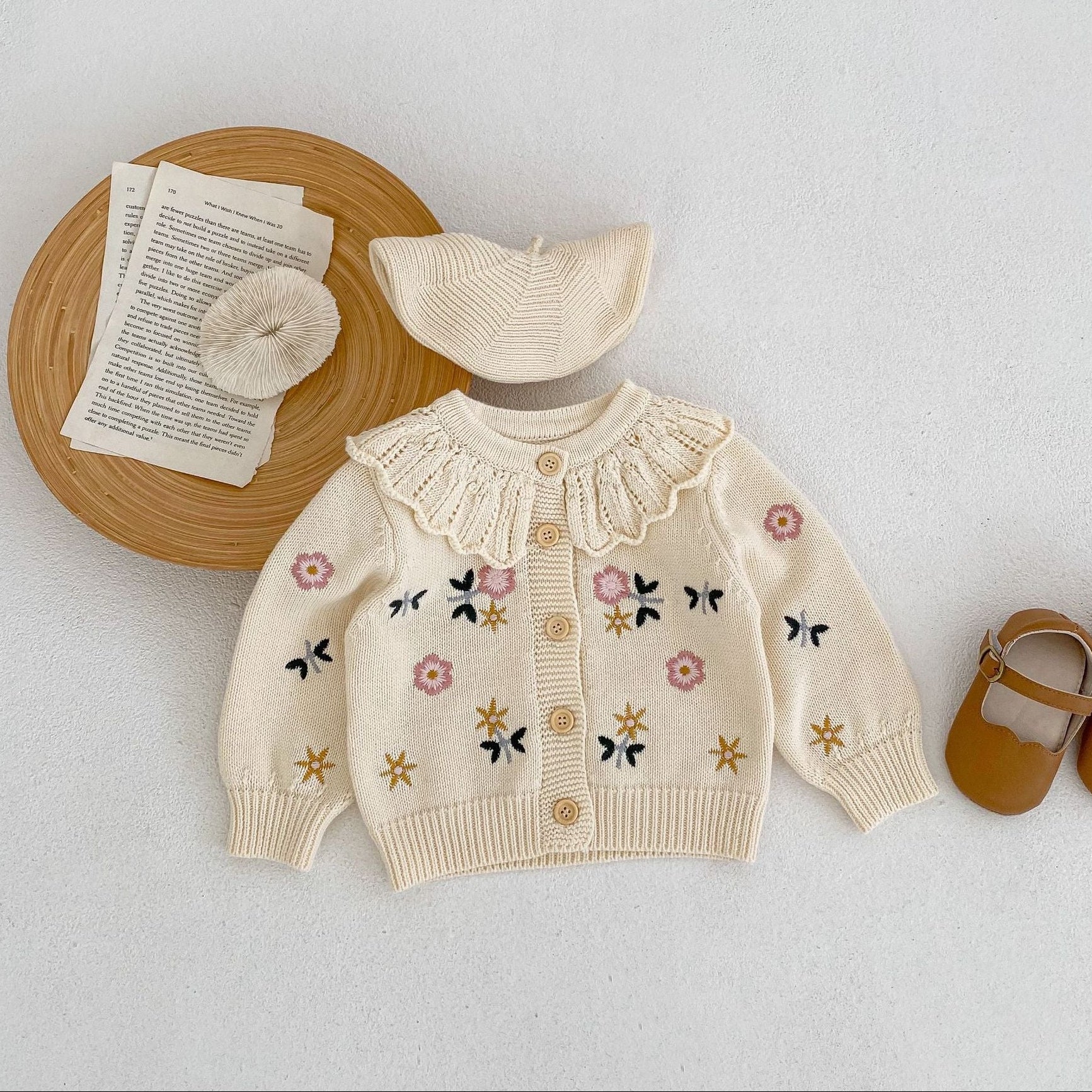 Fluttering Meadow Knit Cardigan