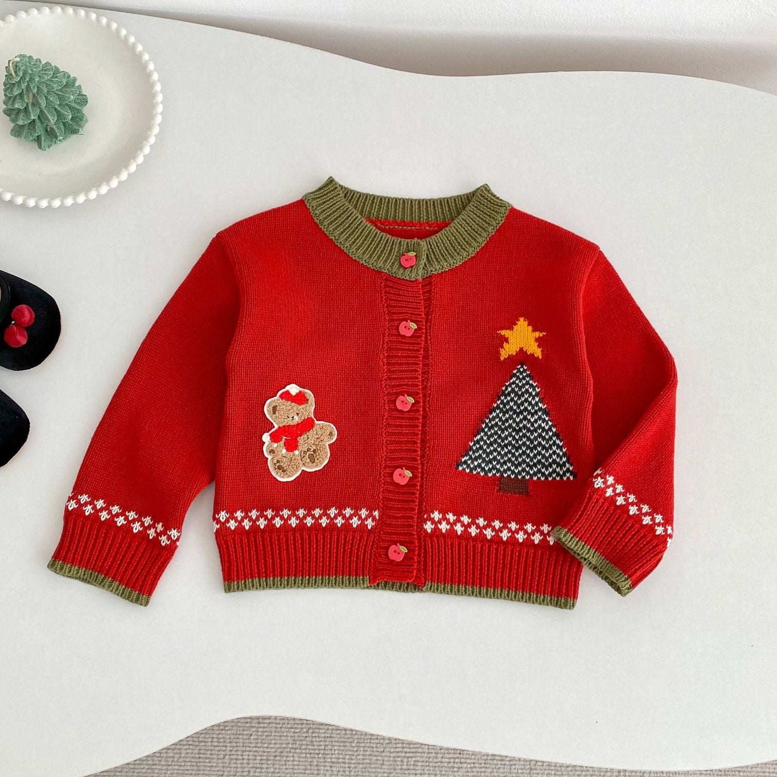 Festive Christmas Knit Cardigan
