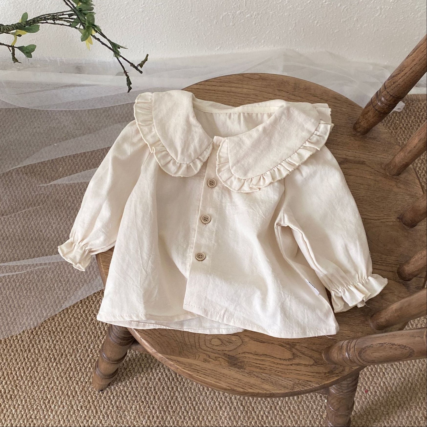 Classic Ruffle Overall Set (Dress & Trousers)