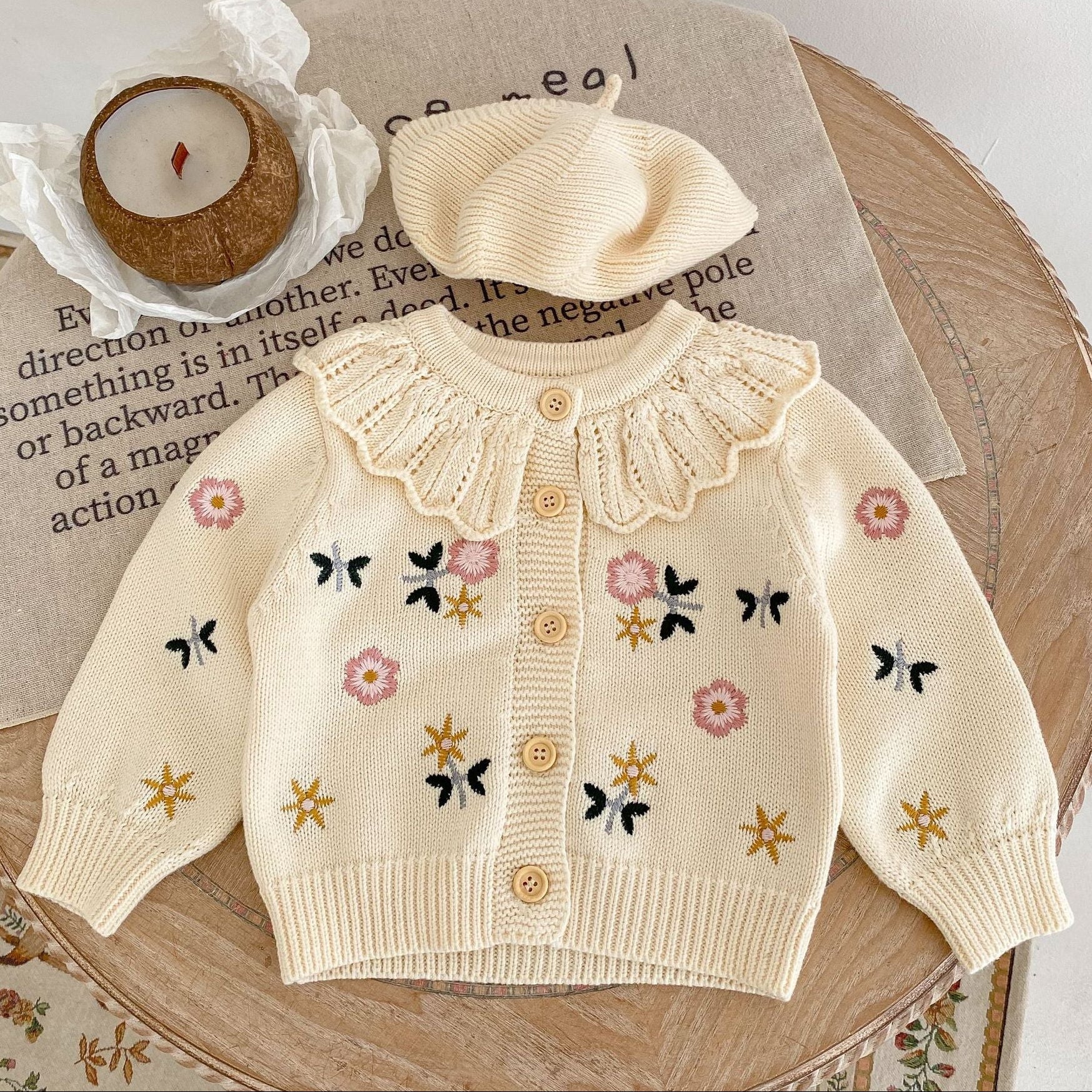 Fluttering Meadow Knit Cardigan