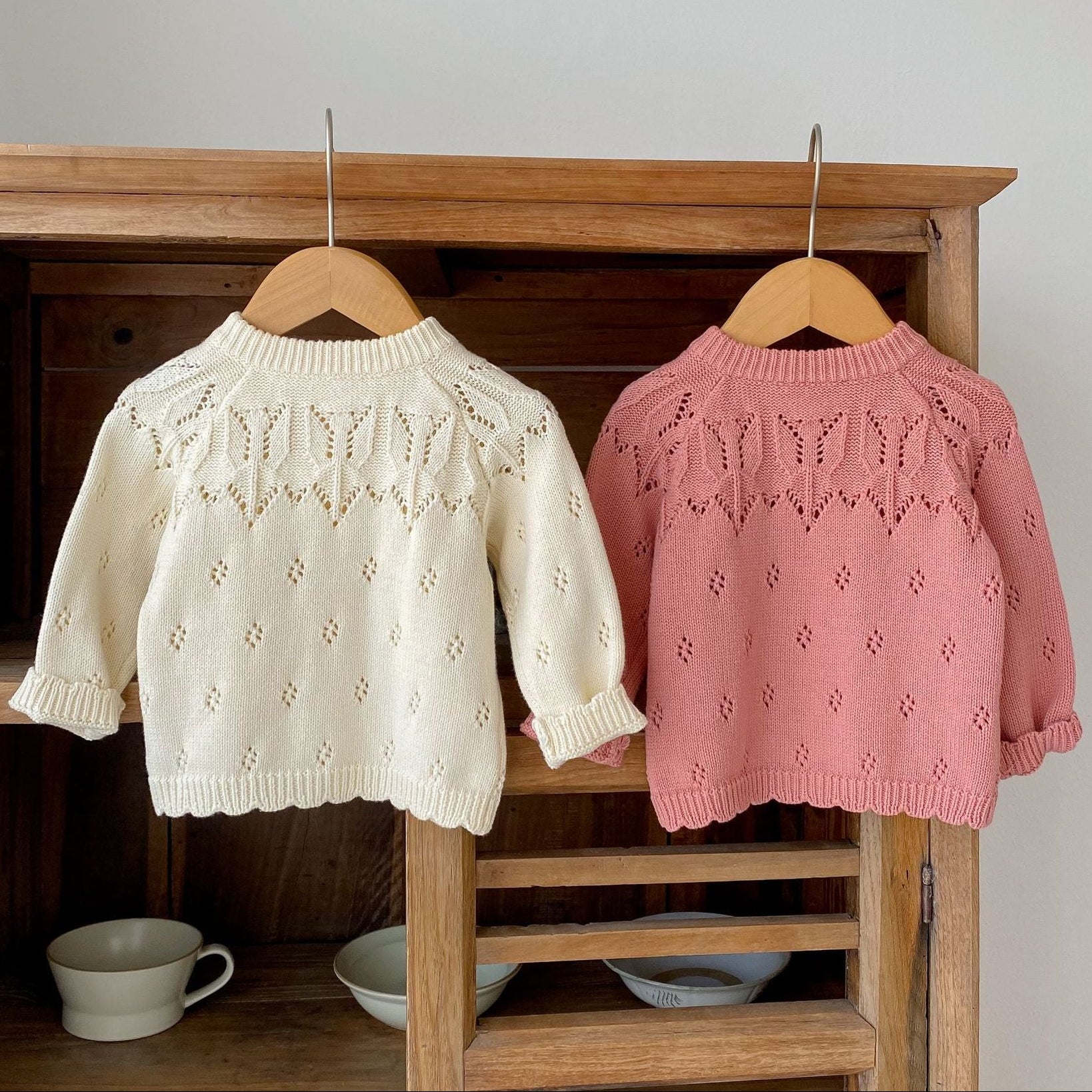 Delicate Diamond Knit Cardigan